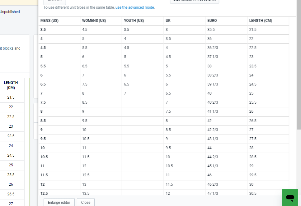 can-i-import-sizing-table-from-excel-or-google-sheets-kiwi-size